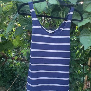 Forever 21 Blue and White Striped Body Con Dress